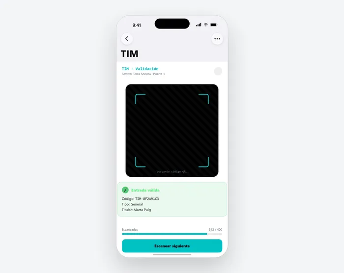 App de validación