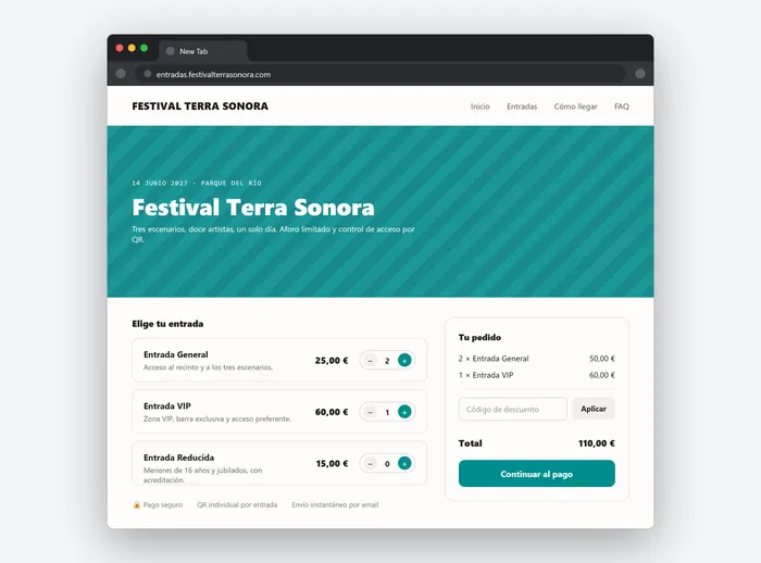 Frontend web / integración WordPress